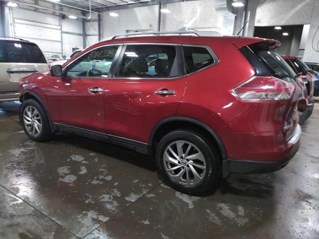 5N1AT2MV3EC837520 - 2014 NISSAN ROGUE S RED photo 2