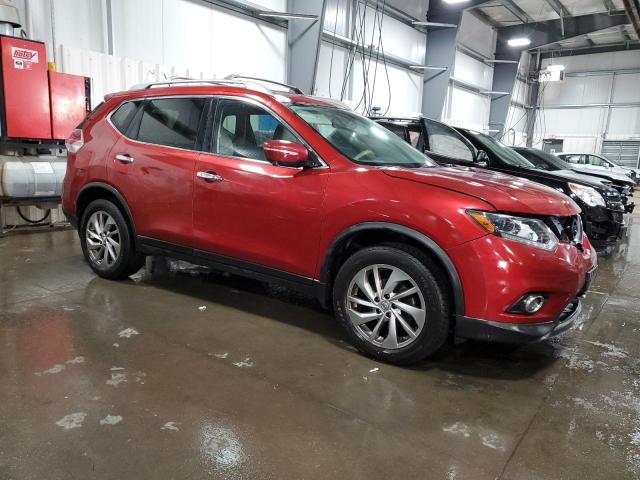 5N1AT2MV3EC837520 - 2014 NISSAN ROGUE S RED photo 4