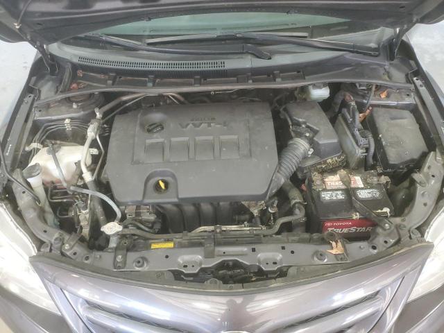 JTDBU4EE0B9145045 - 2011 TOYOTA COROLLA BASE Gris photo 11