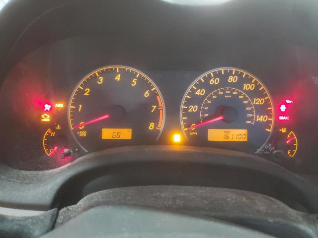 JTDBU4EE0B9145045 - 2011 TOYOTA COROLLA BASE Gris photo 9