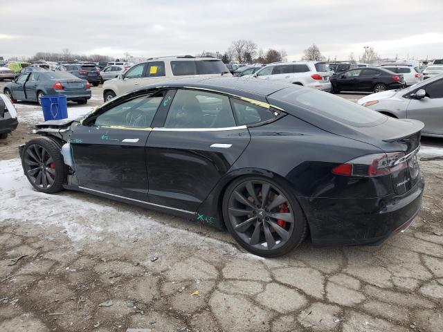 5YJSA1E41GF126676 - 2016 TESLA MODEL S BLACK photo 2