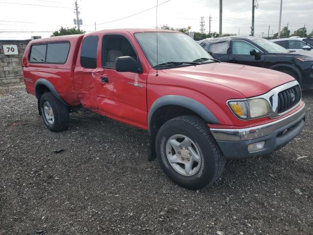 5TESN92N71Z777039 - 2001 TOYOTA TACOMA XTRACAB PRERUNNER RED photo 4