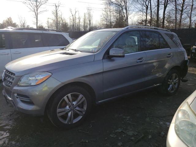 4JGDA5HB5EA368480 - 2014 MERCEDES-BENZ ML 350 4MATIC GRAY photo 1