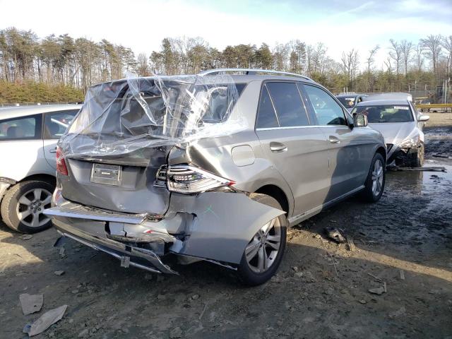 4JGDA5HB5EA368480 - 2014 MERCEDES-BENZ ML 350 4MATIC GRAY photo 3