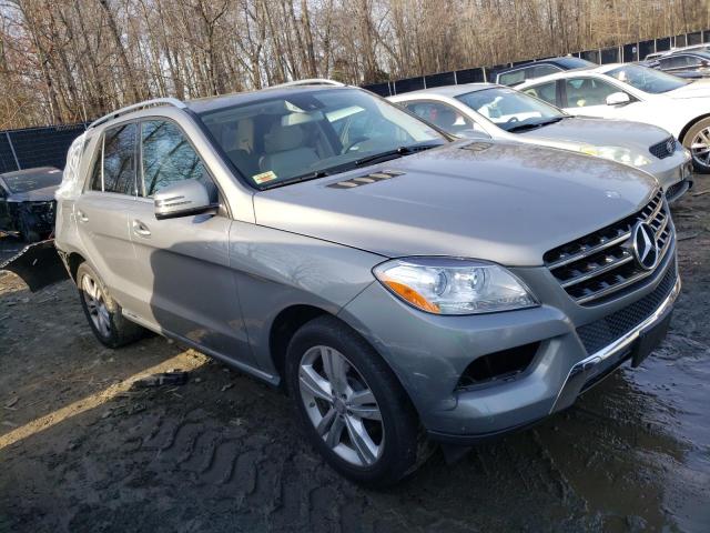 4JGDA5HB5EA368480 - 2014 MERCEDES-BENZ ML 350 4MATIC GRAY photo 4