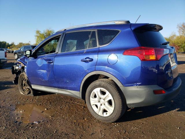 2T3BFREV5FW408336 - 2015 TOYOTA RAV4 LE BLUE photo 2