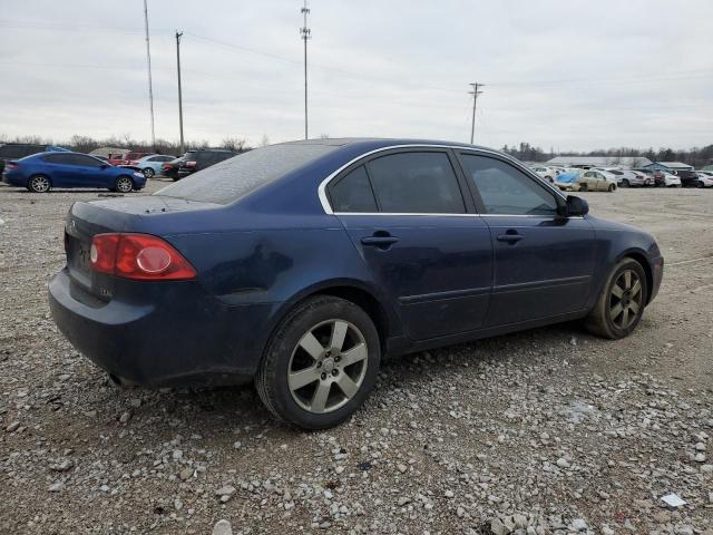 KNAGE124575089404 - 2007 KIA OPTIMA LX BLUE photo 3