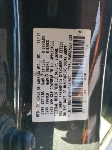 1HGCR2F84DA061624 - 2013 HONDA ACCORD EXL BLACK photo 12