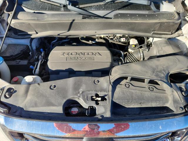 5FNYF4H56EB011456 - 2014 HONDA PILOT EXL WHITE photo 11