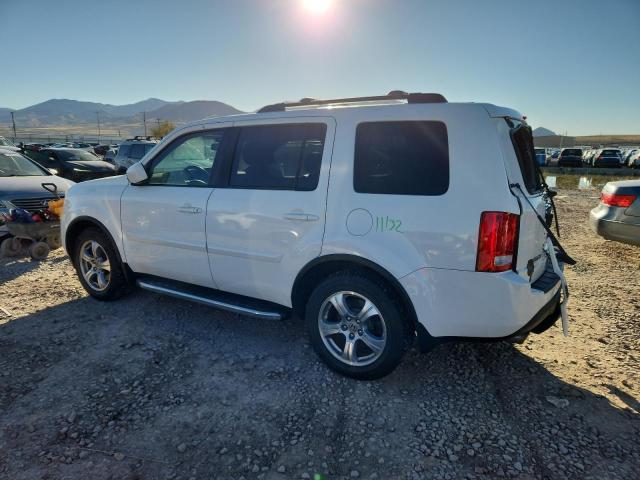 5FNYF4H56EB011456 - 2014 HONDA PILOT EXL WHITE photo 2