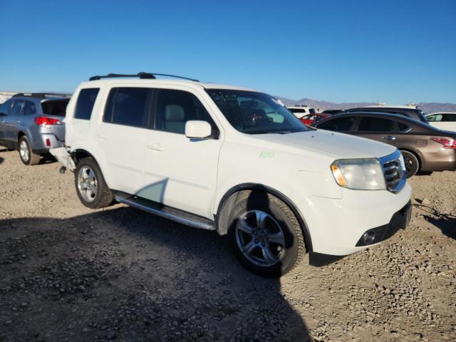 5FNYF4H56EB011456 - 2014 HONDA PILOT EXL WHITE photo 4