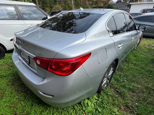 JN1BV7AP7FM353421 - 2015 INFINITI Q50 BASE SILVER photo 4