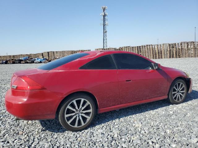 1HGCM82686A005405 - 2006 HONDA ACCORD EX RED photo 3
