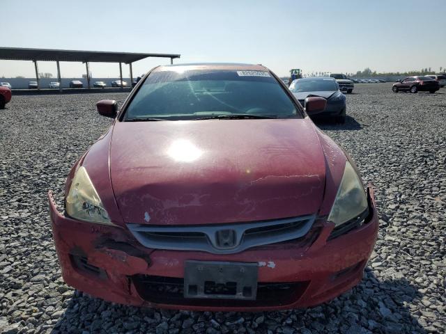 1HGCM82686A005405 - 2006 HONDA ACCORD EX RED photo 5