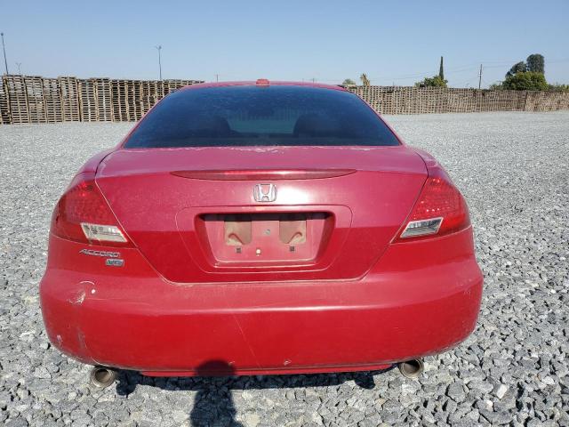 1HGCM82686A005405 - 2006 HONDA ACCORD EX RED photo 6
