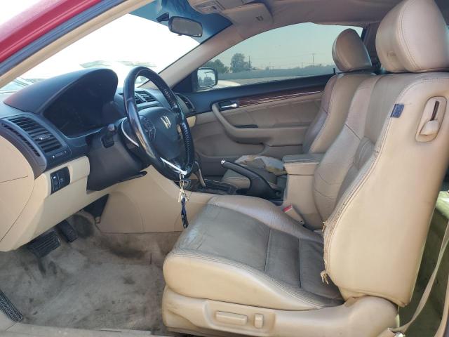 1HGCM82686A005405 - 2006 HONDA ACCORD EX RED photo 7