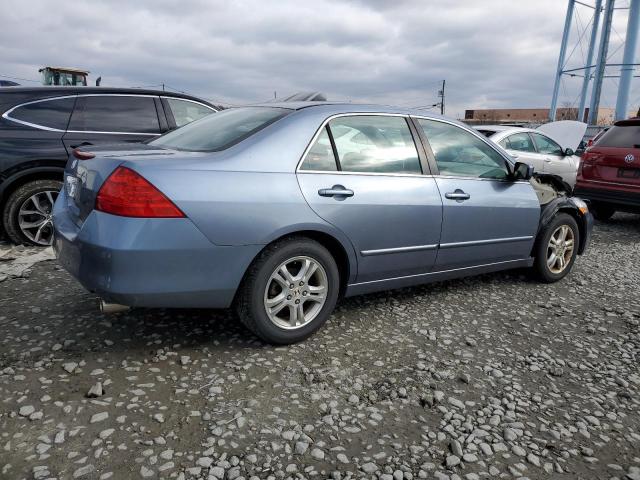 1HGCM56347A134256 - 2007 HONDA ACCORD SE BLUE photo 3