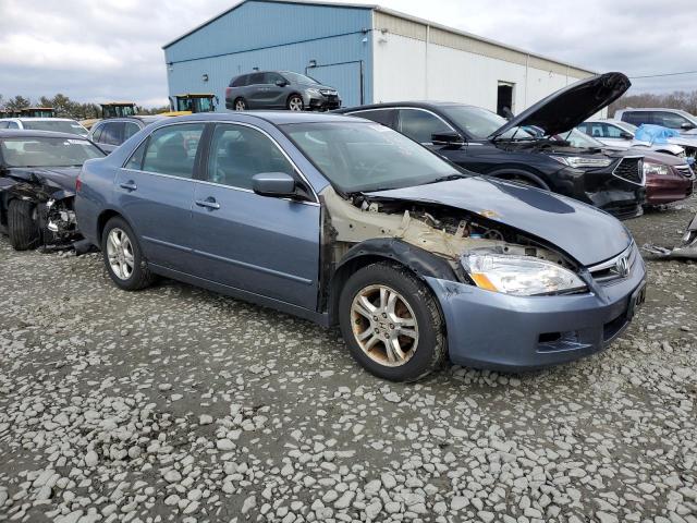 1HGCM56347A134256 - 2007 HONDA ACCORD SE BLUE photo 4