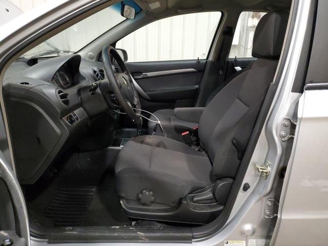 KL1TD5DE5AB124492 - 2010 CHEVROLET AVEO LS SILVER photo 7