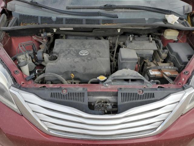 5TDDK3DC8FS118658 - 2015 TOYOTA SIENNA XLE 栗色 照片 12