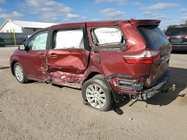 5TDDK3DC8FS118658 - 2015 TOYOTA SIENNA XLE 栗色 照片 2