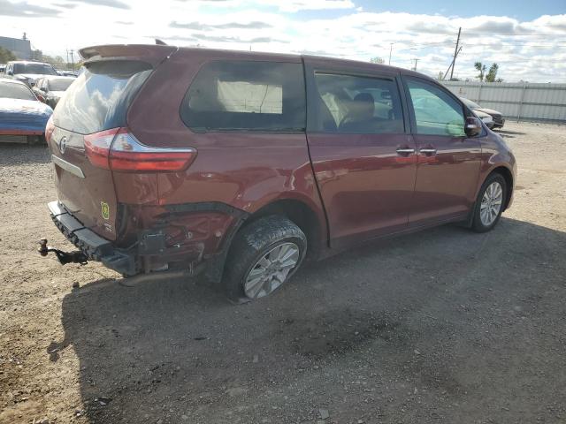 5TDDK3DC8FS118658 - 2015 TOYOTA SIENNA XLE 栗色 照片 3
