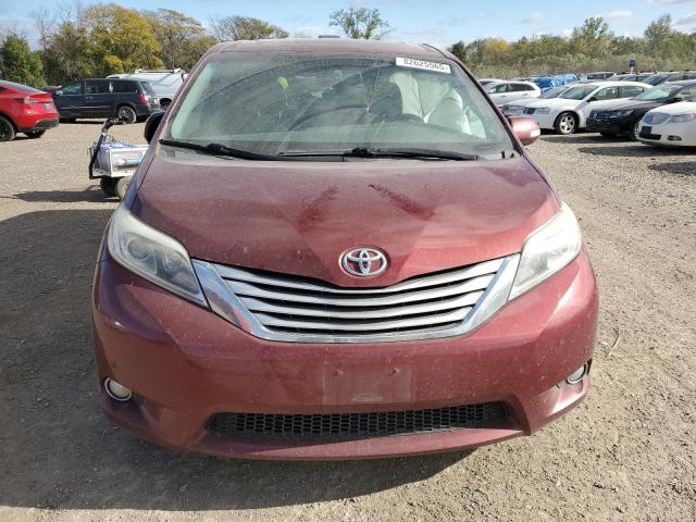 5TDDK3DC8FS118658 - 2015 TOYOTA SIENNA XLE 栗色 照片 5