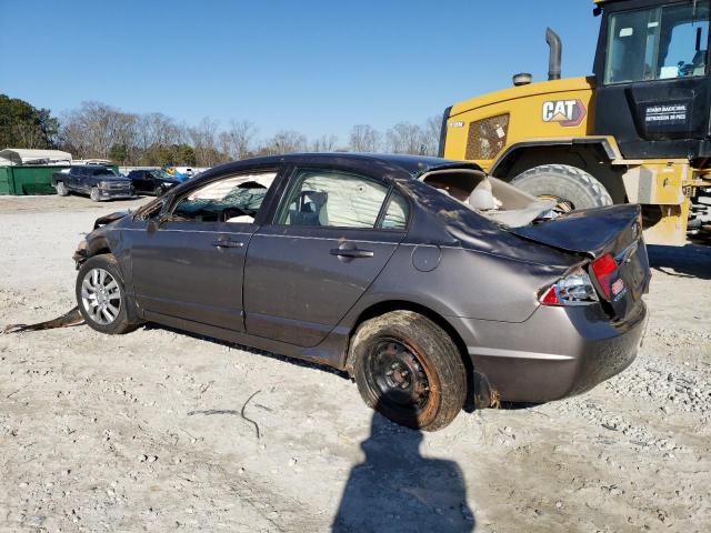 1HGFA16569L004065 - 2009 HONDA CIVIC LX GRAY photo 2