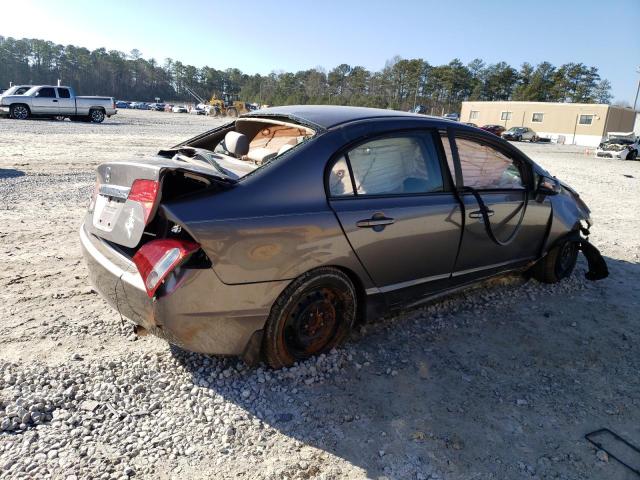 1HGFA16569L004065 - 2009 HONDA CIVIC LX GRAY photo 3