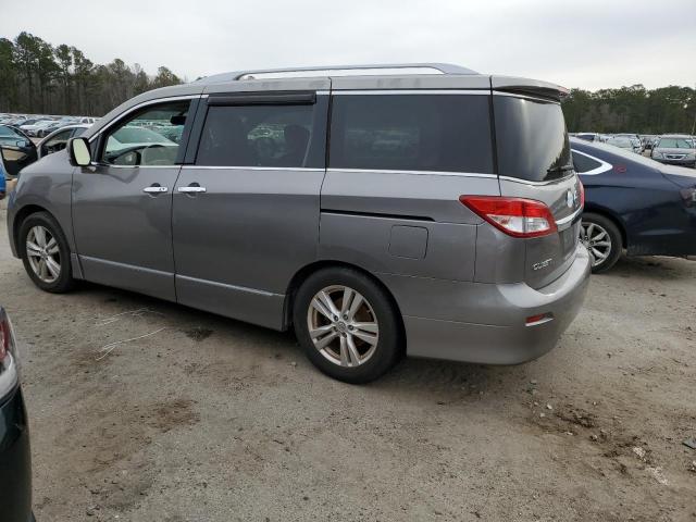 JN8AE2KP4C9045748 - 2012 NISSAN QUEST S GRAY photo 2