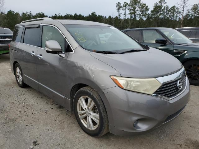 JN8AE2KP4C9045748 - 2012 NISSAN QUEST S GRAY photo 4