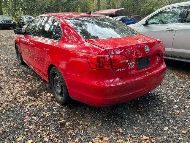 3VWD17AJXEM268473 - 2014 VOLKSWAGEN JETTA SE RED photo 3