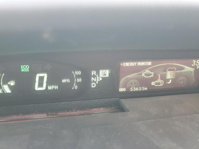 JTDKN3DU8D1729792 - 2013 TOYOTA PRIUS GREEN photo 9