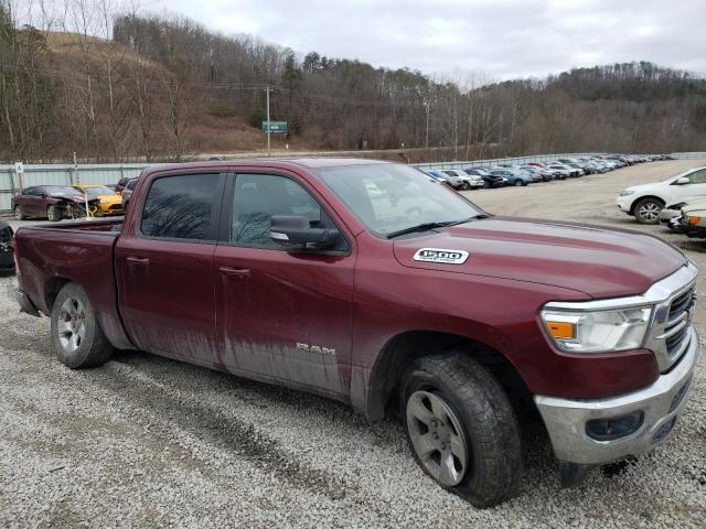 1C6SRFFTXMN646603 - 2021 RAM 1500 BIG HORN/LONE STAR MAROON photo 4