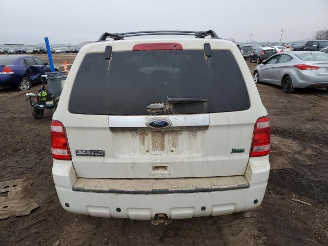 1FMCU9EGXBKB13694 - 2011 FORD ESCAPE LIMITED WHITE photo 6