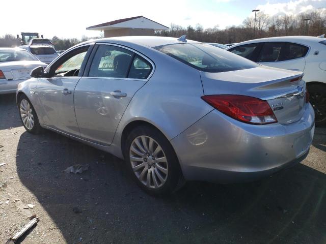 W04GU5GC0B1010339 - 2011 BUICK REGAL CXL SILVER photo 2