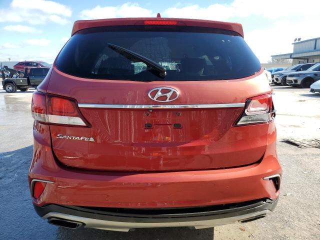 KM8SM4HF8HU171236 - 2017 HYUNDAI SANTA FE SE RED photo 6