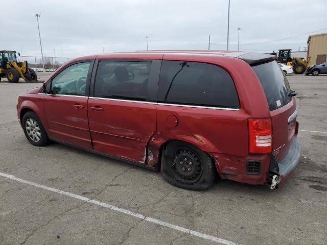 2A8HR44E09R561249 - 2009 CHRYSLER TOWN & COU LX RED photo 2