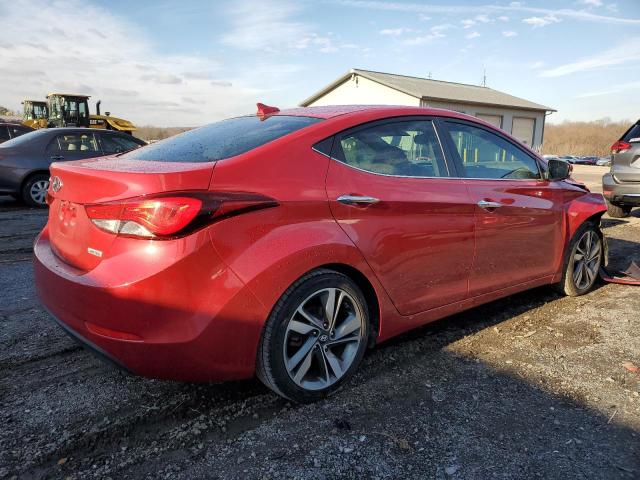 KMHDH4AE6FU455539 - 2015 HYUNDAI ELANTRA SE RED photo 3