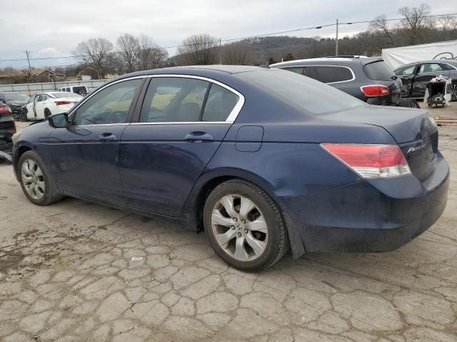 1HGCP26878A054839 - 2008 HONDA ACCORD EXL BLUE photo 2