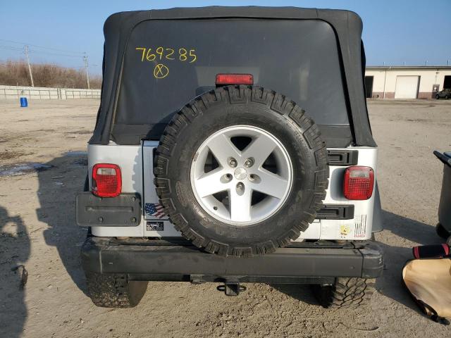 1J4FA69S84P769285 - 2004 JEEP WRANGLER / RUBICON WHITE photo 6