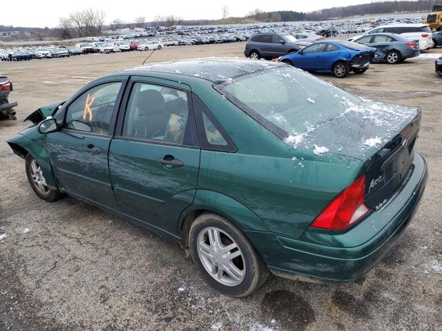 1FAFP34P71W214275 - 2001 FORD FOCUS SE GREEN photo 2