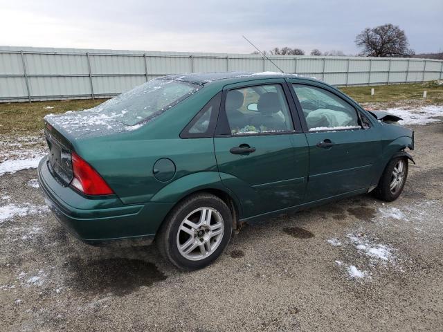 1FAFP34P71W214275 - 2001 FORD FOCUS SE GREEN photo 3