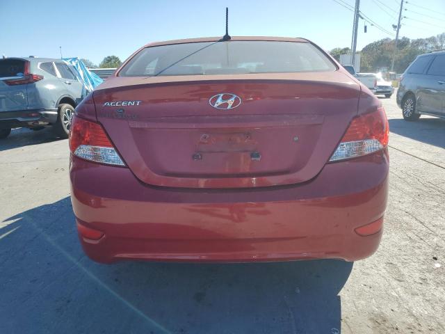 KMHCT4AE1DU487645 - 2013 HYUNDAI ACCENT GLS წითელი ფოტო 6