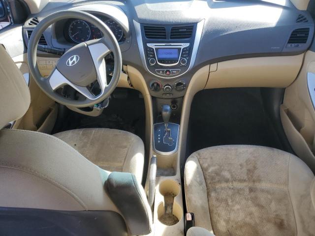 KMHCT4AE1DU487645 - 2013 HYUNDAI ACCENT GLS წითელი ფოტო 8