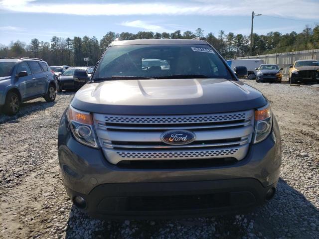 1FM5K7D84DGB24306 - 2013 FORD EXPLORER XLT GRAY photo 5