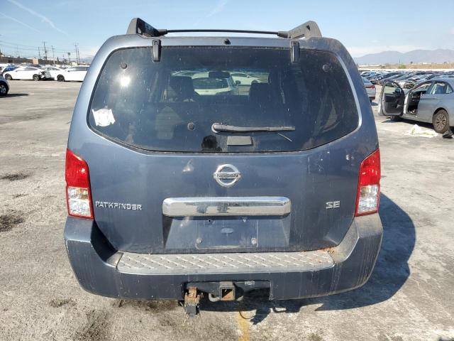5N1AR18W86C603497 - 2006 NISSAN PATHFINDER LE BLUE photo 6