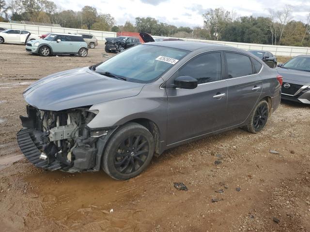 3N1AB7AP1JY236668 - 2018 NISSAN SENTRA S GRAY photo 1