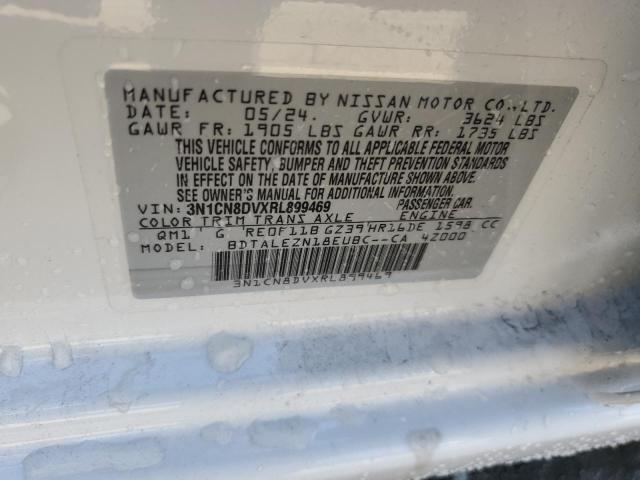 3N1CN8DVXRL899469 - 2024 NISSAN VERSA S თეთრი ფოტო 13