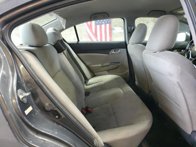 2HGFB2F57DH551709 - 2013 HONDA CIVIC LX 灰色 照片 10